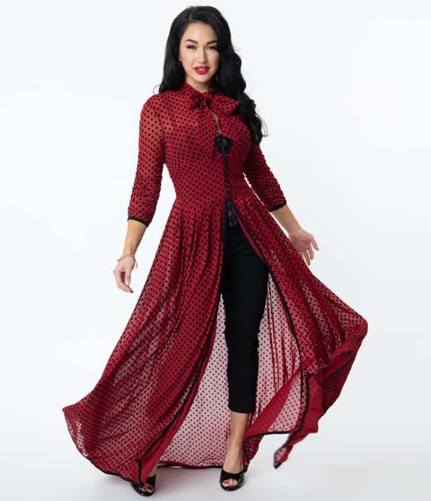 Three Quarter Sleeved Starlet Duster