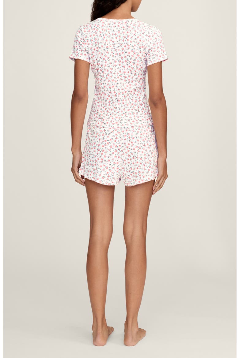 Pima Cotton Pointelle T-Shirt, Alternate, color, PINK