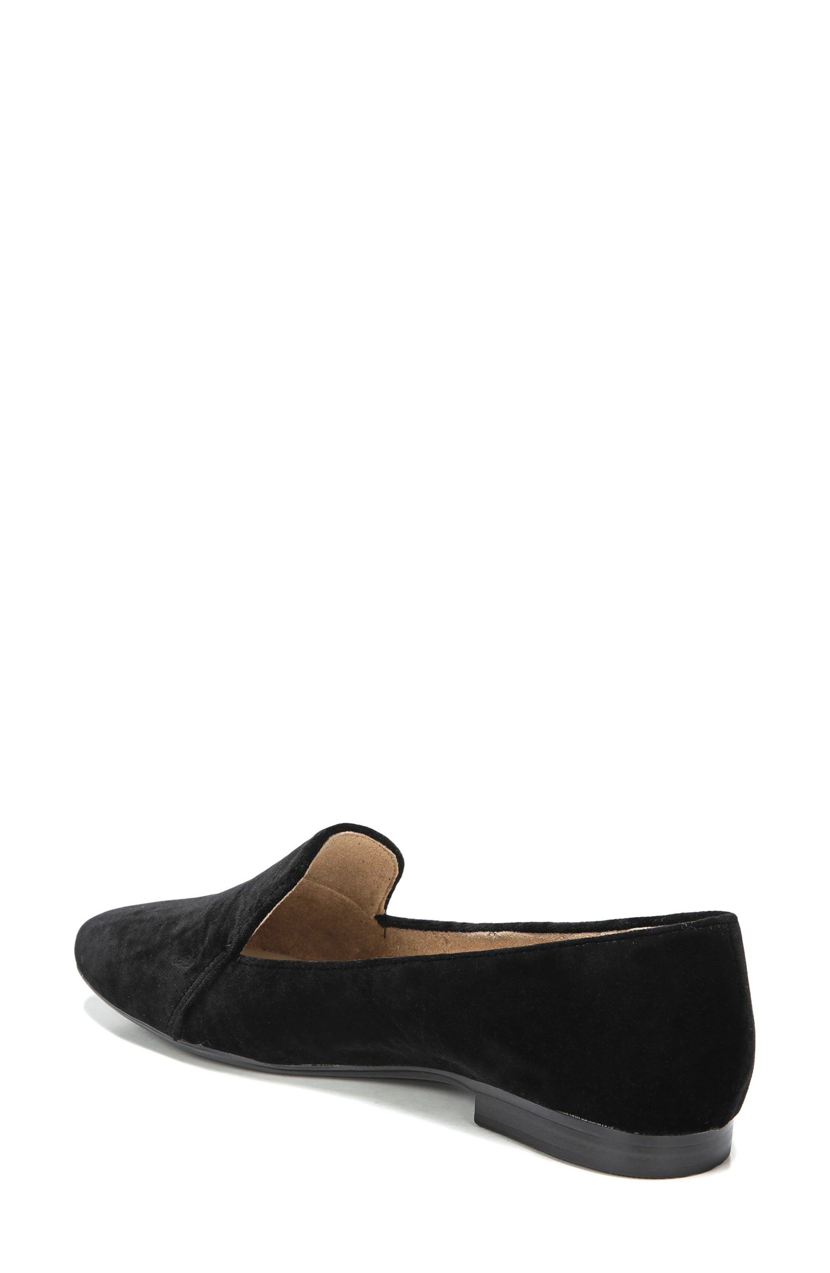 Emiline Flat Loafer, Alternate, color, BLACK VELVET