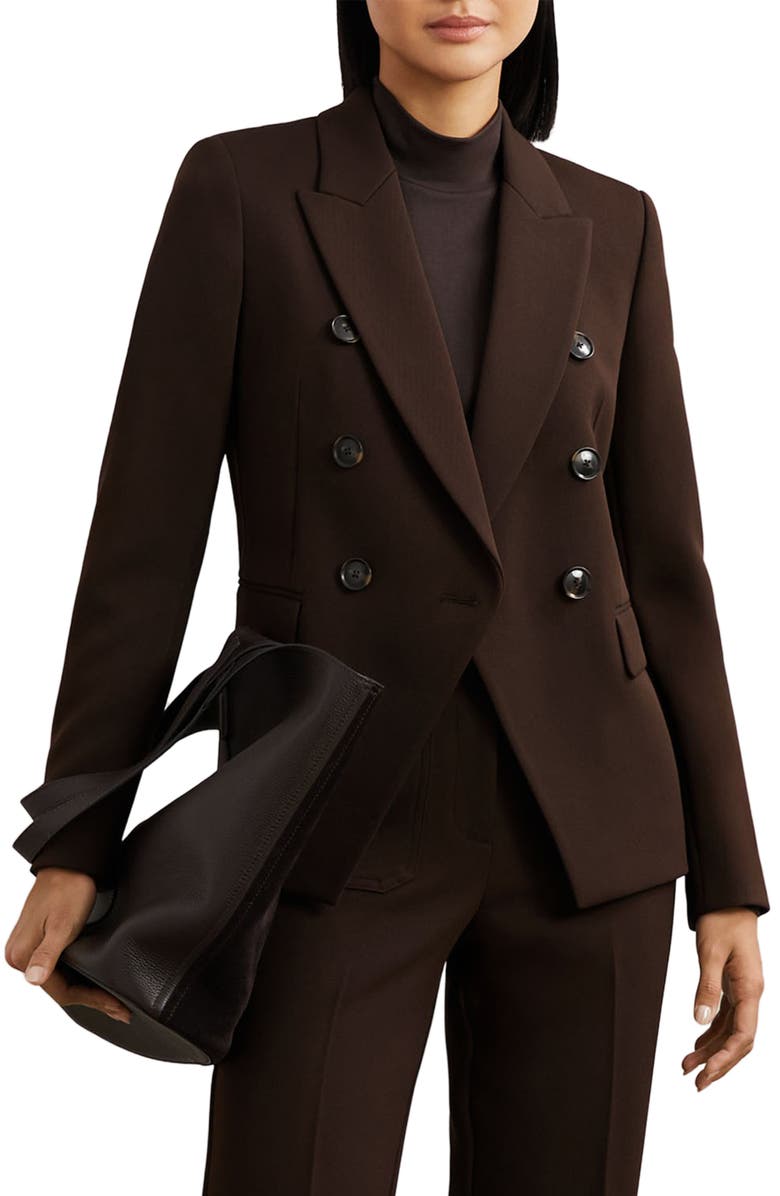 Reiss Priya Double Breasted Blazer, Main, color, 