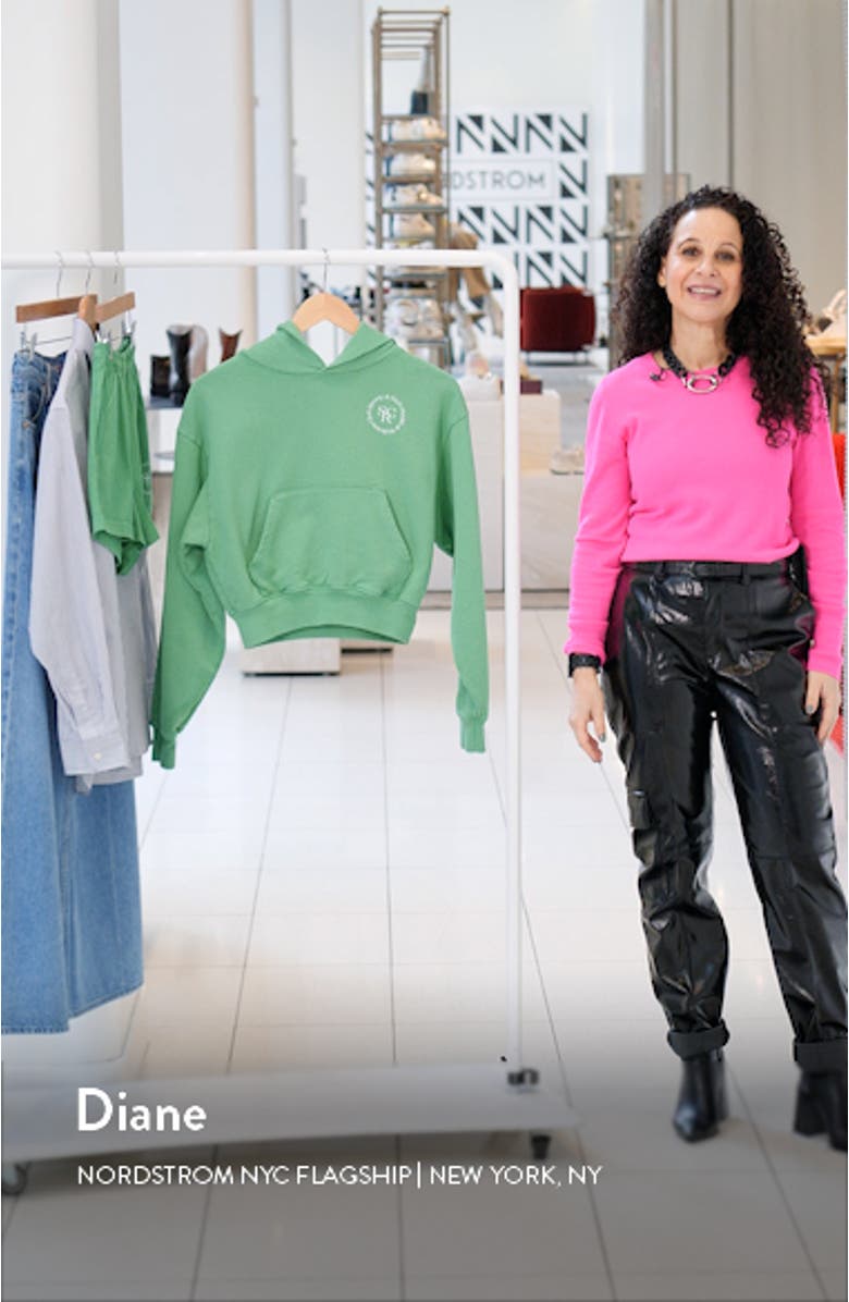 Cropped Cotton Hoodie, sales video thumbnail