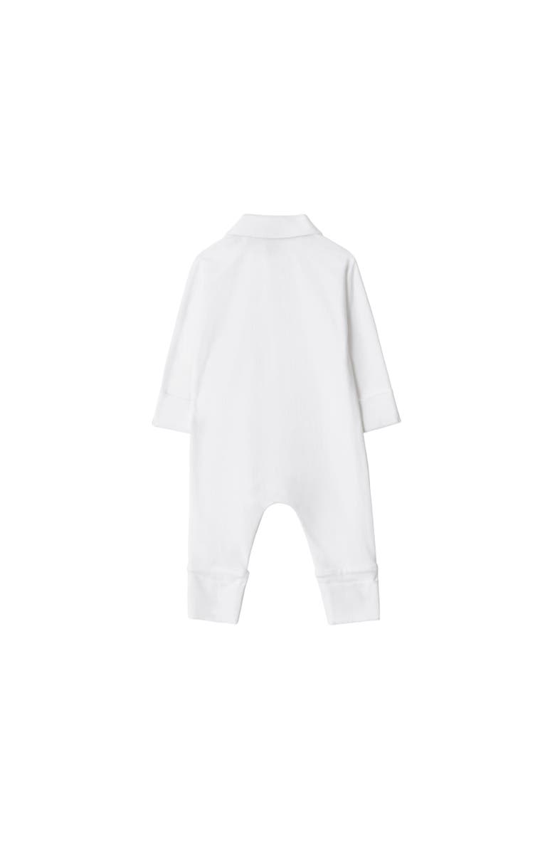 Burberry Stretch Cotton Three-piece Baby Gift Set, Alternate, color, White
