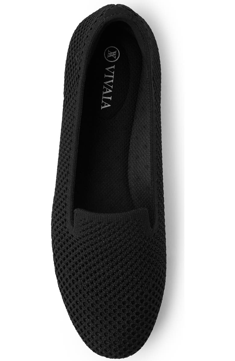 VIVAIA Round-Toe Embroidered Loafers, Alternate, color,