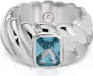 Ettika So Twisted Crystal Statement Ring