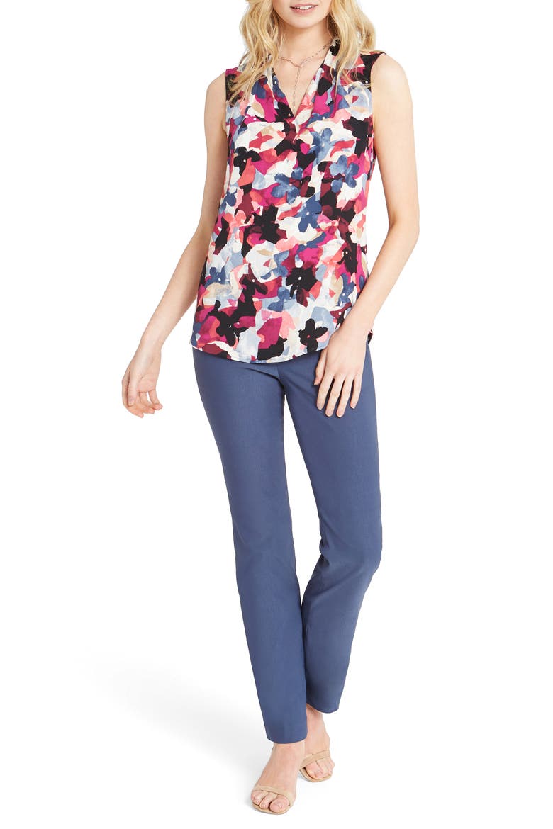 Déjà Vu Print Sleeveless Top, Alternate, color, PINK MULTI