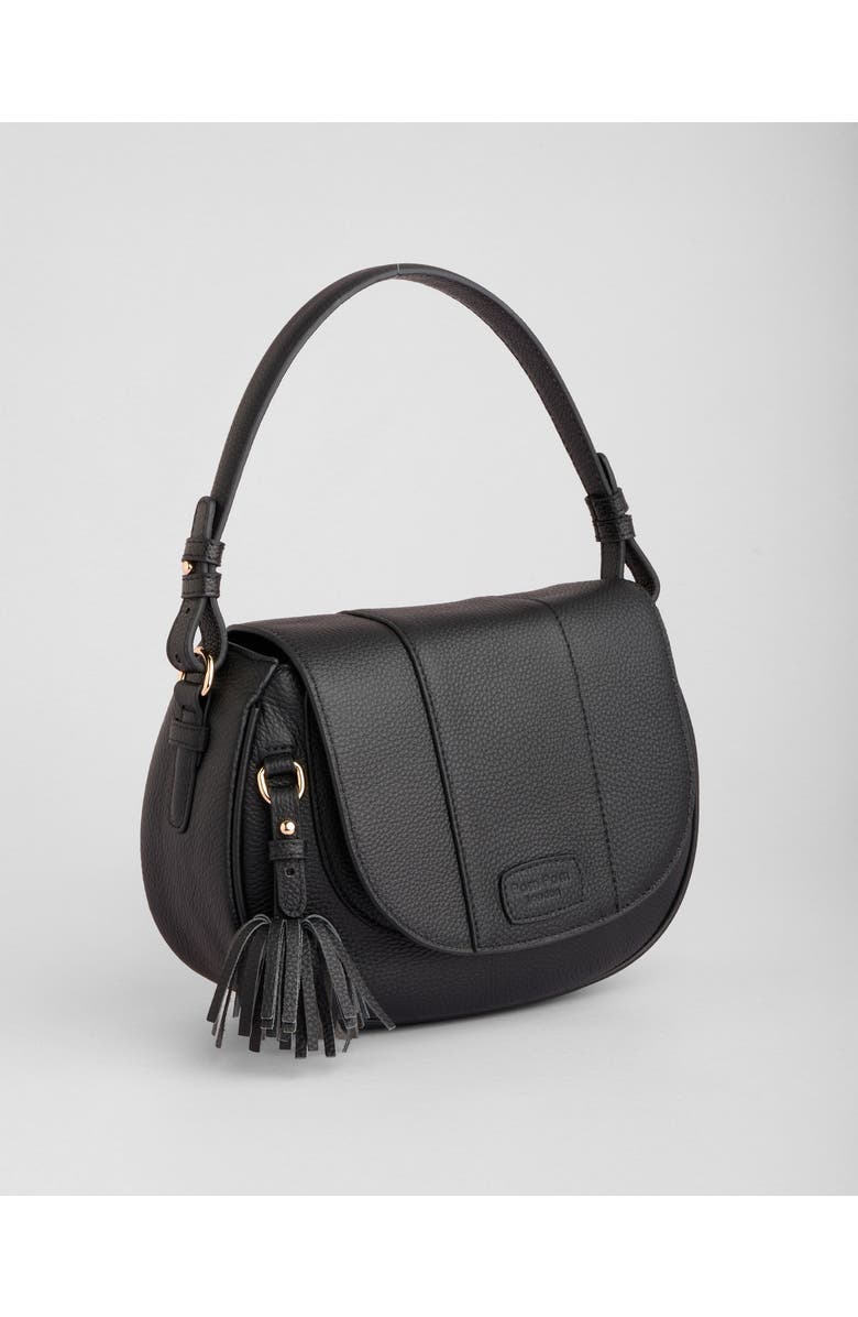 Pom Pom London Wilmington Crossbody Bag, Main, color, Black