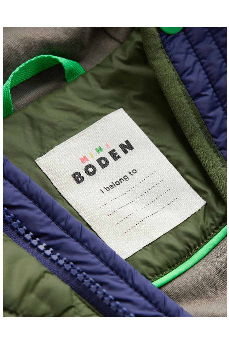 Kids' Onion Quilted Coat, Alternate, color, KHAKI