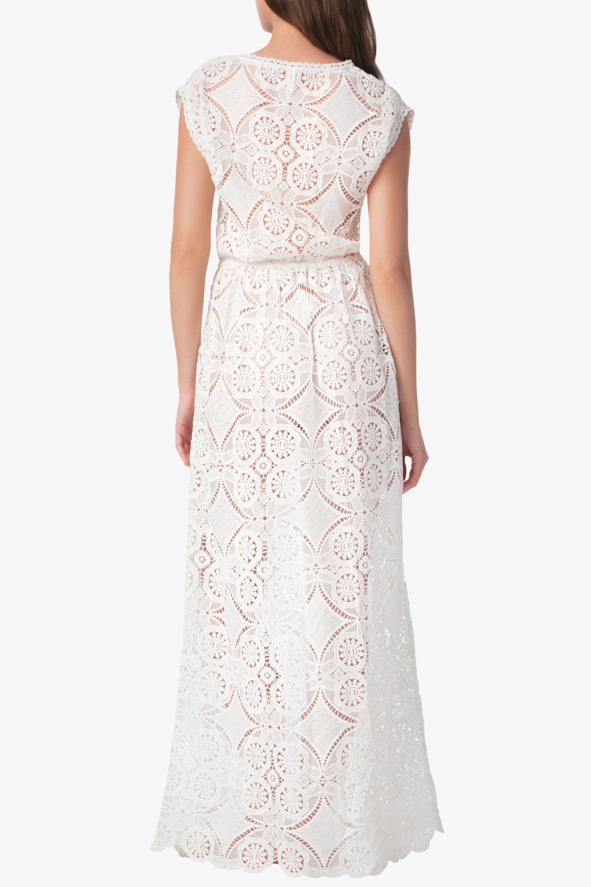 V-Neck Lace Maxi Dress - image 2
