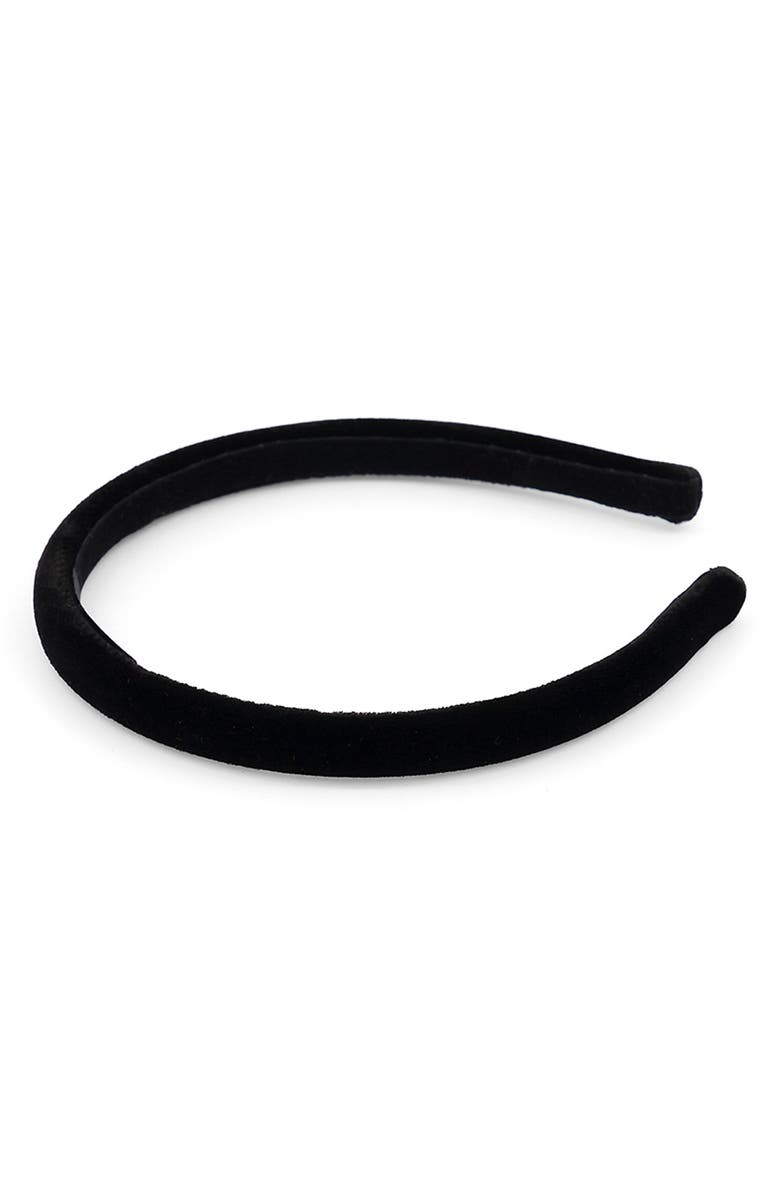 Alexandre de Paris Velvet Headband, Alternate, color, 