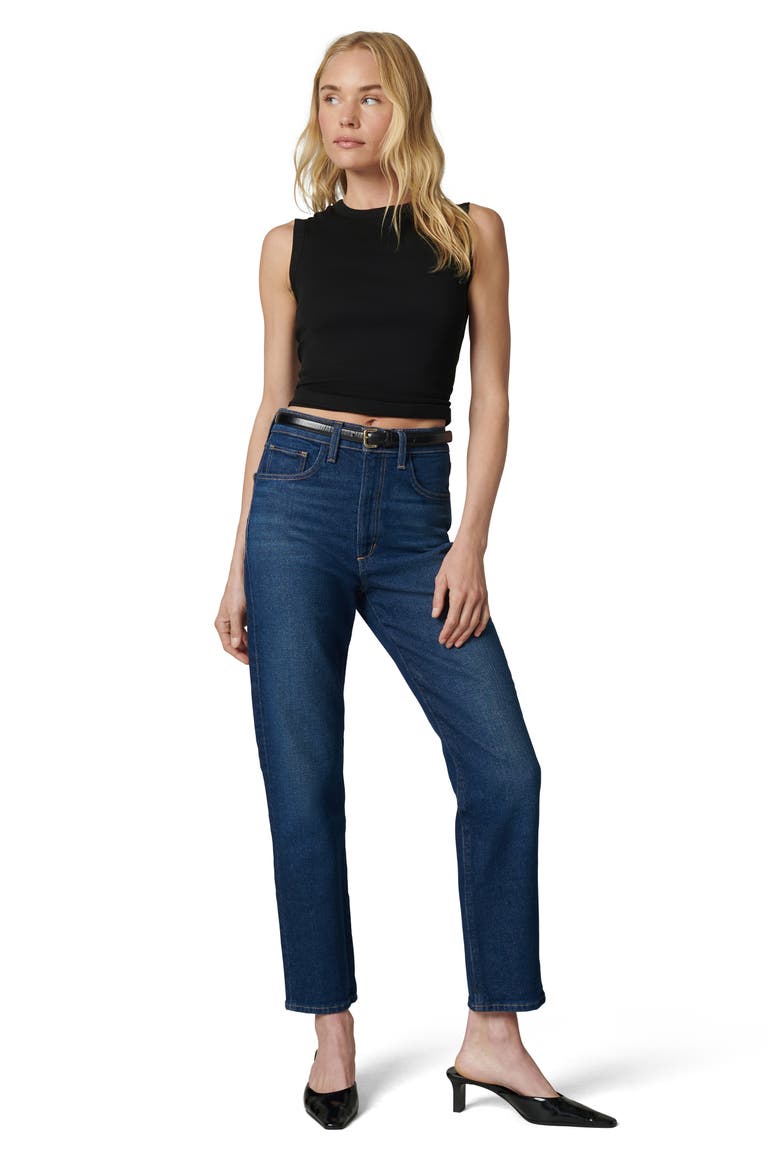 The High Neck Tank Top, Alternate, color, BLACK