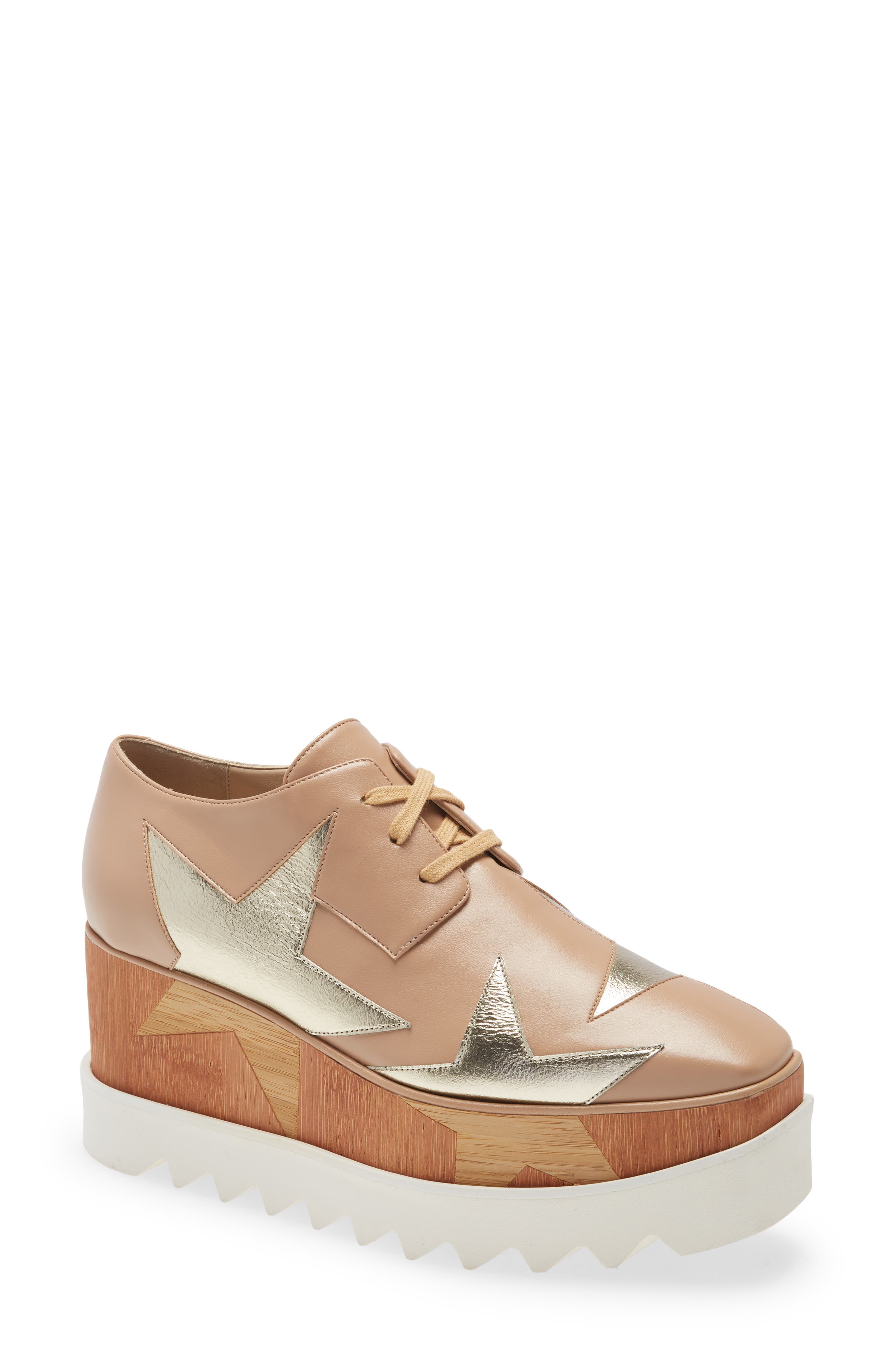 Stella McCartney Elyse Star Platform Derby, Main, color, 