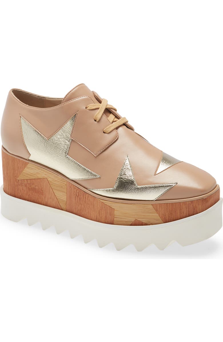 Stella McCartney Elyse Star Platform Derby, Main, color,