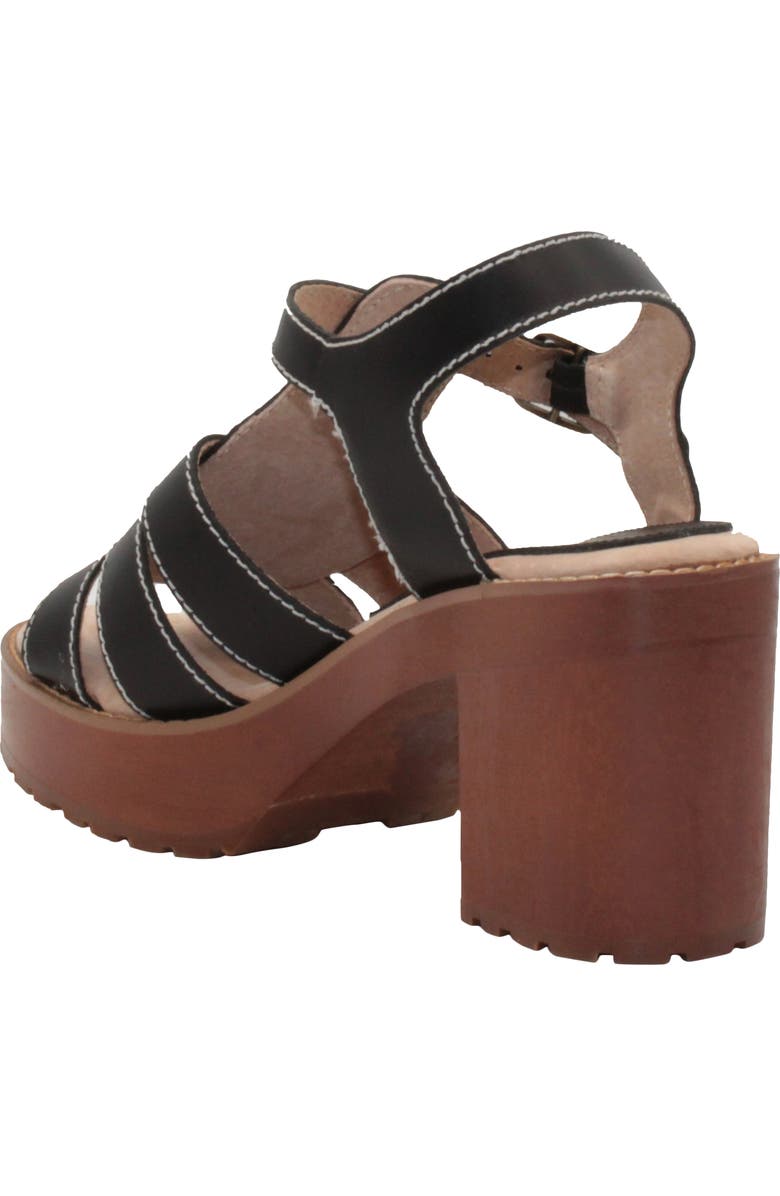 Sbicca Oakdale Clog Sandal, Alternate, color, Black Leather