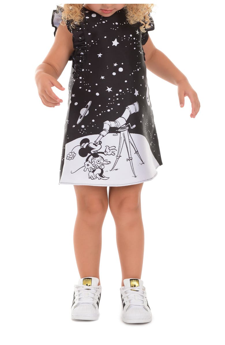Pippa & Julie x Disney(R) Mickey & Minnie Mouse Shift Dress, Main, color, 
