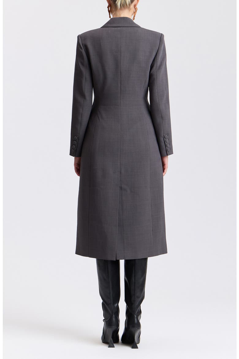 Hourglass Maxi Coat, Alternate, color, CHARCOAL GREY