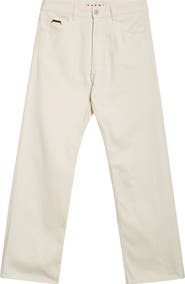 Marni Trunkaroo Plaque Wide Leg Jeans