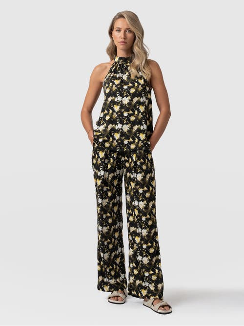 Saint + Sofia Rowan Wide Leg Pant In Pink