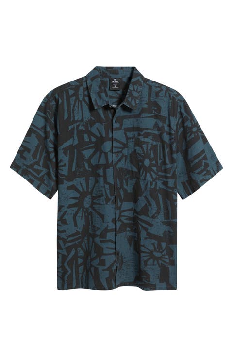 Liquid Trips Mason Short Sleeve Button-Up Shirt