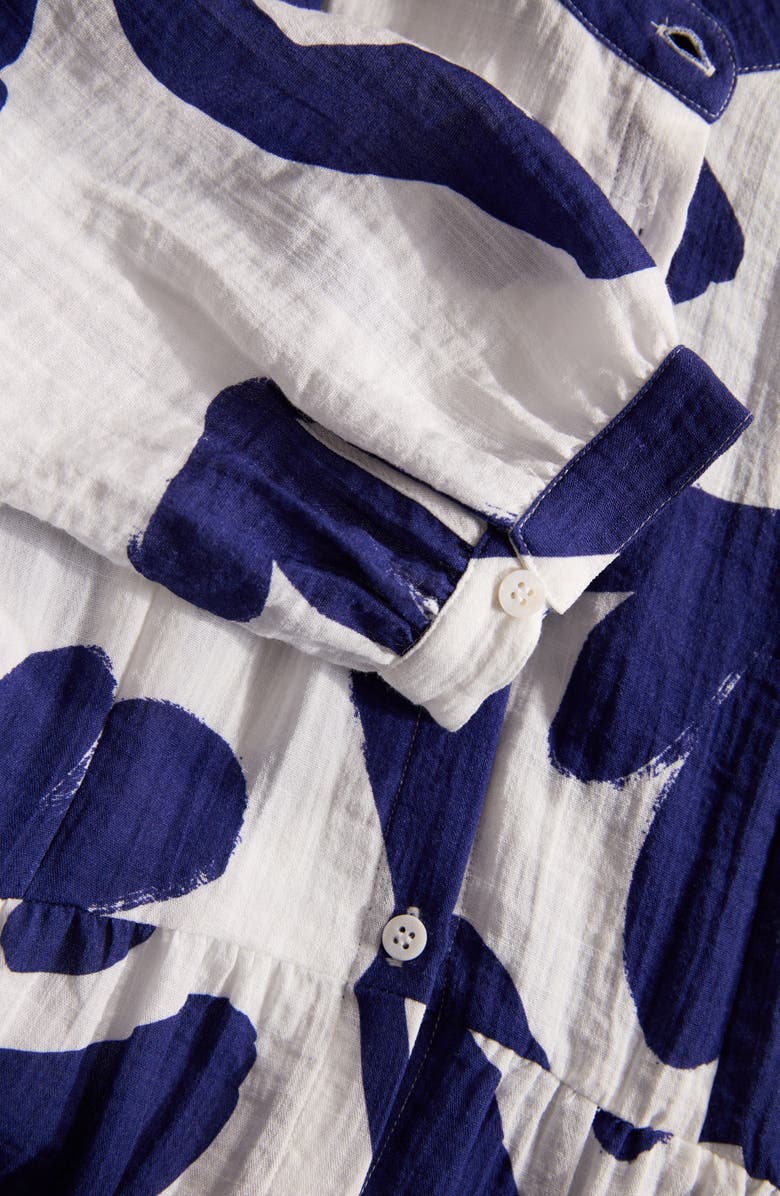 Cache Coeur Calliopé maternity and nursing shirt dress, Alternate, color, Multicolor