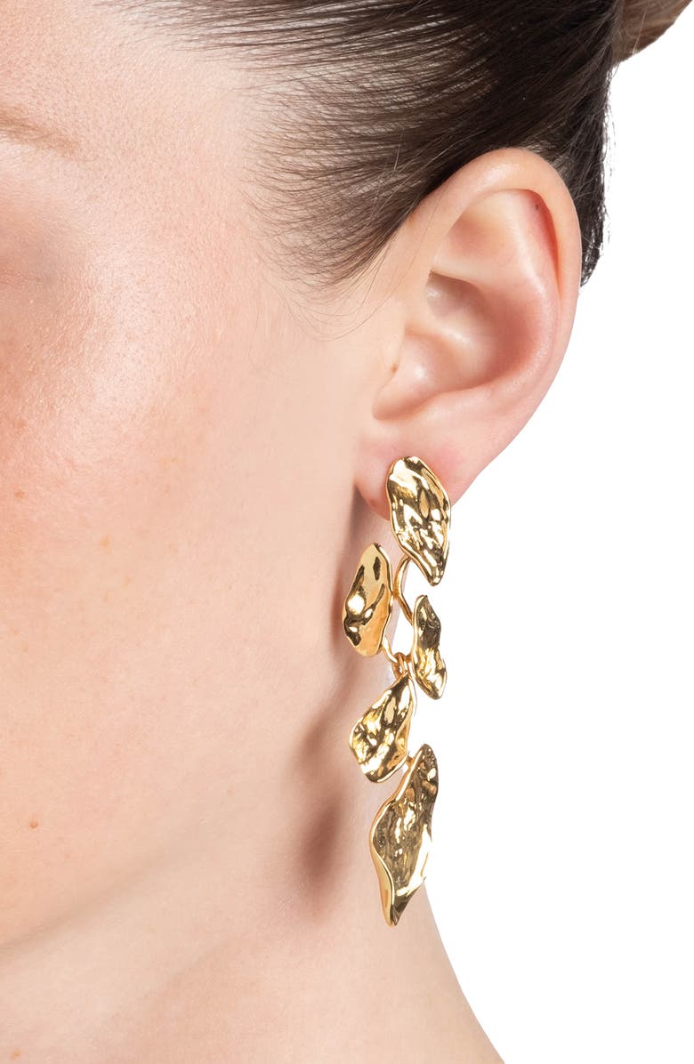 Alexis Bittar Mosaic Molten Linear Drop Earrings, Alternate, color, 