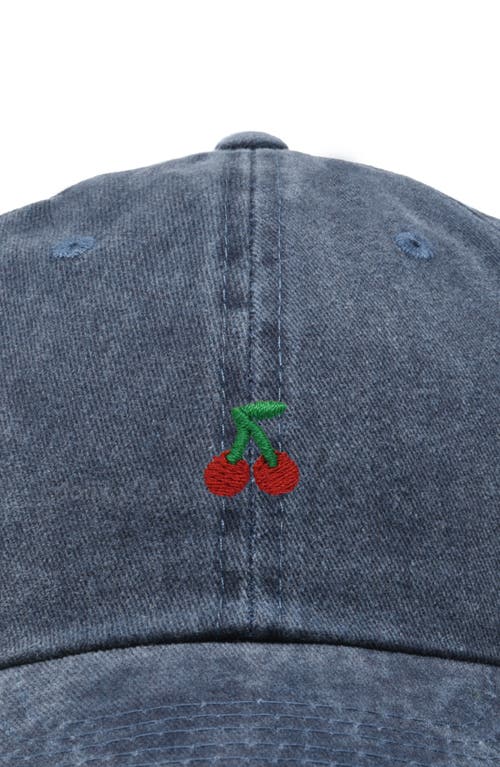 Dalix Lil Cherry Dad Cap In Blue