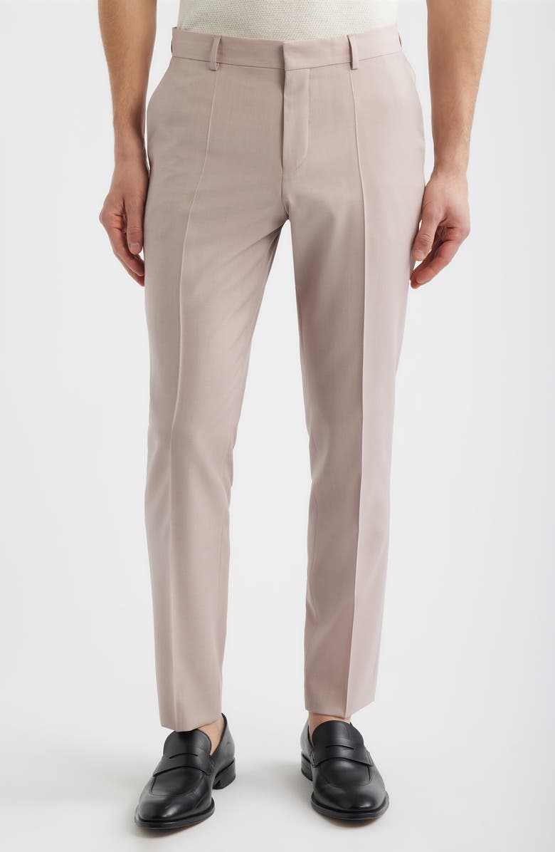 BOSS Houston Slim Fit Wool Suit, Alternate, color, Light/ Pastel Pink