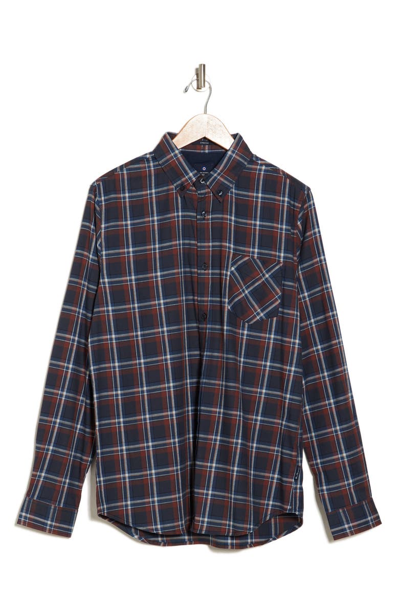 Ben Sherman Winter Madras Check Button-Up Shirt, Alternate, color, 