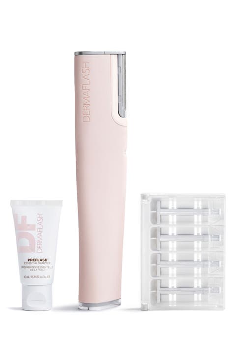 LUXE+ Anti-Aging Sonic Dermaplaning + Peach Fuzz Removal Set