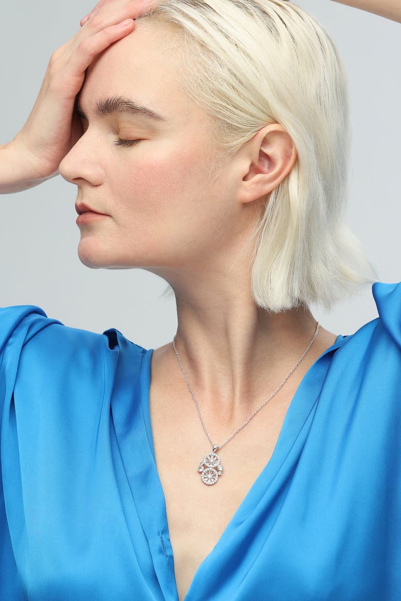 Wheel of Fortune Necklace, Alternate, color, Silver