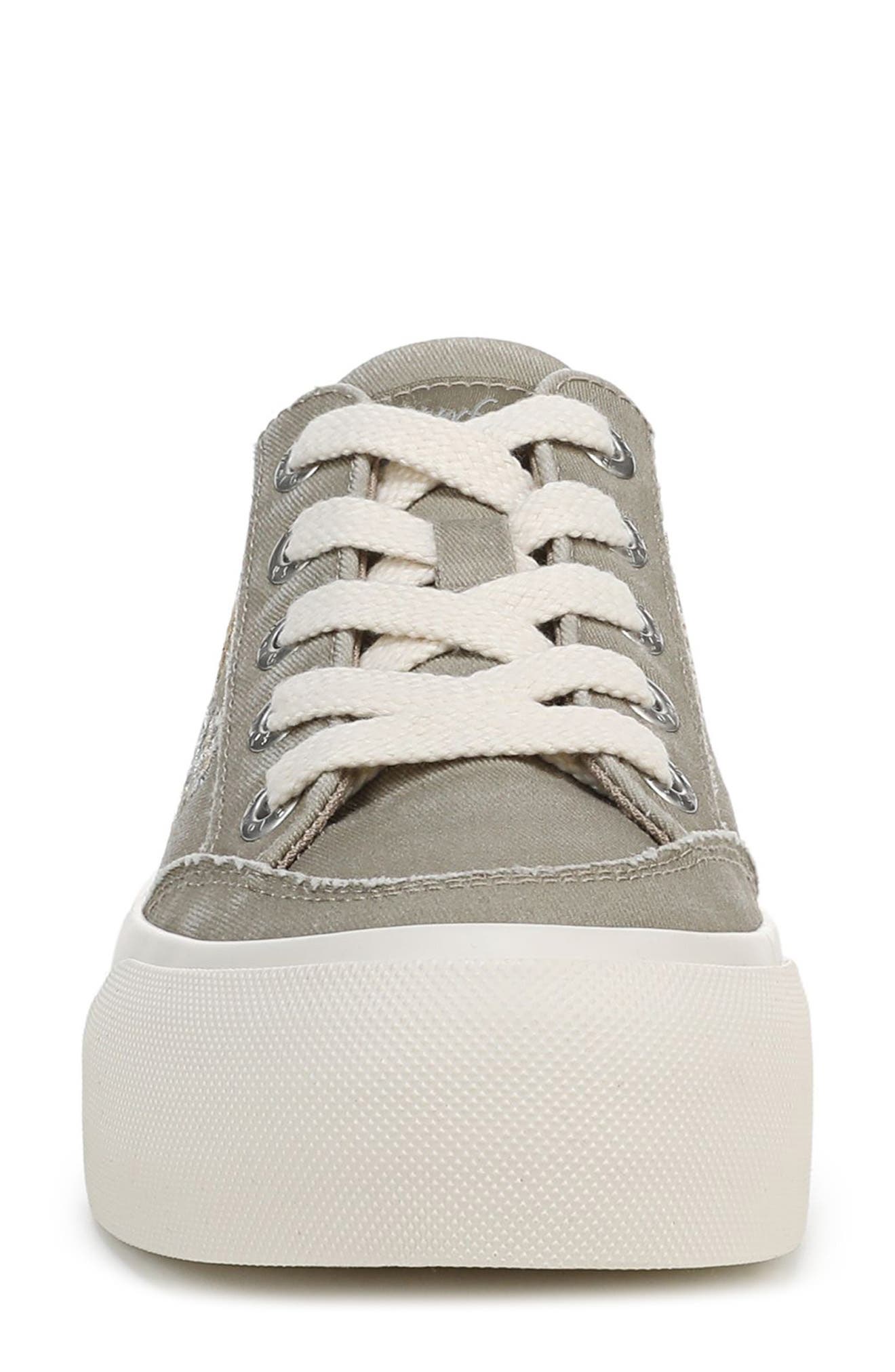 Blowfish Malibu Sadie-Sun 3 Platform Sneaker, Alternate, color, Grey Twill Fabric