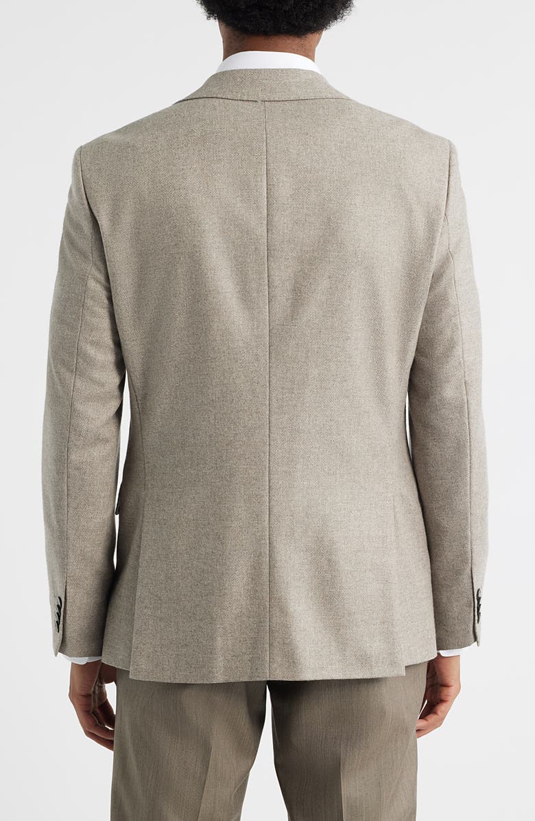BOSS Hutson Brushed Wool & Cashmere Sport Coat, Alternate, color, Open Grey