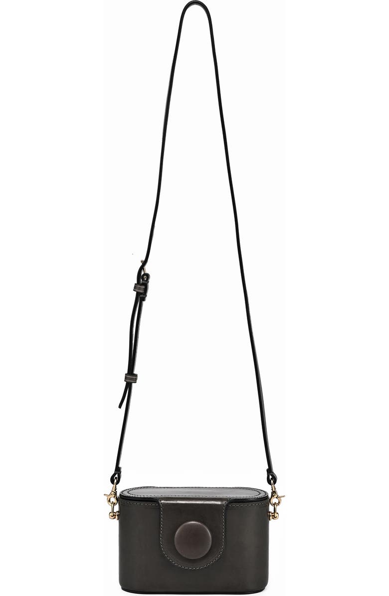 OLD TREND Begonia Genuine Leather Vintage Case Crossbody, Alternate, color, Grey