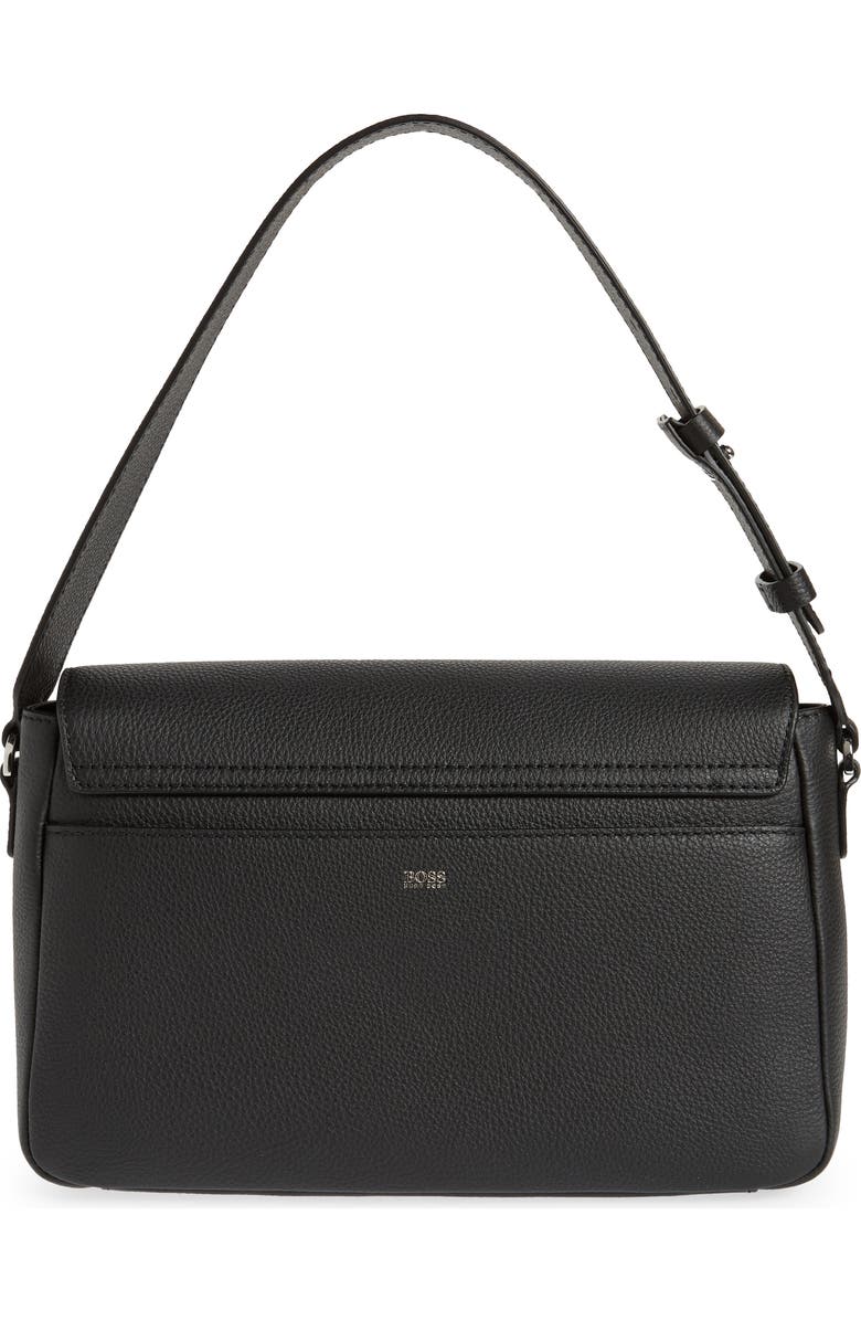 BOSS Kristin Leather Shoulder Bag, Alternate, color,