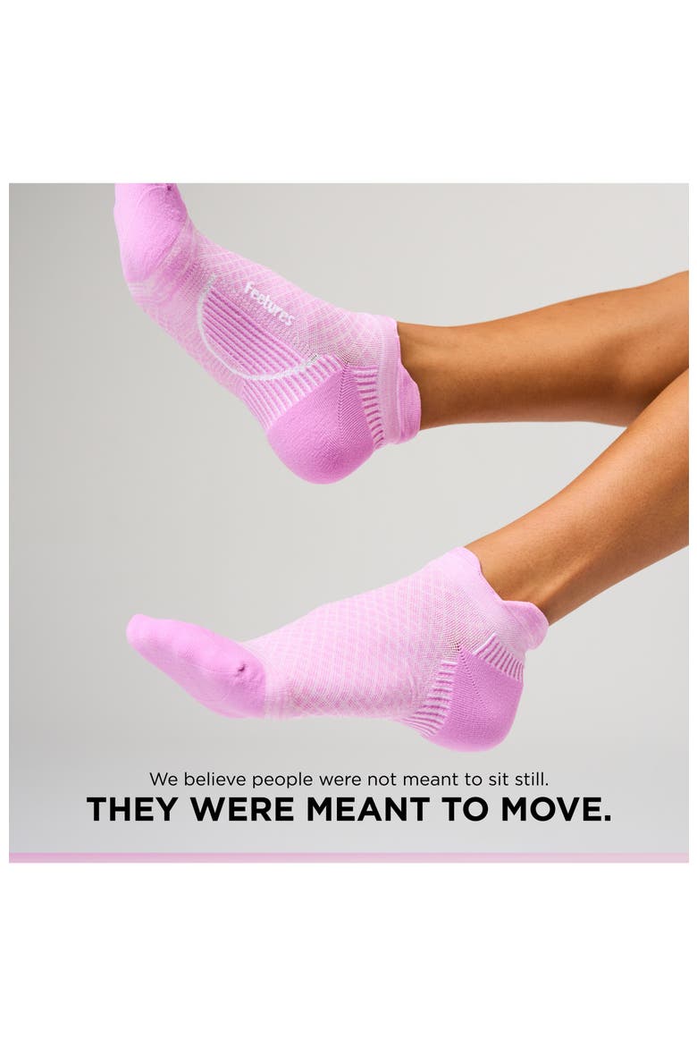 Plantar Fasciitis Relief Sock Light Cushion No Show Tab  Targeted Compression Sock, Alternate, color, Rose