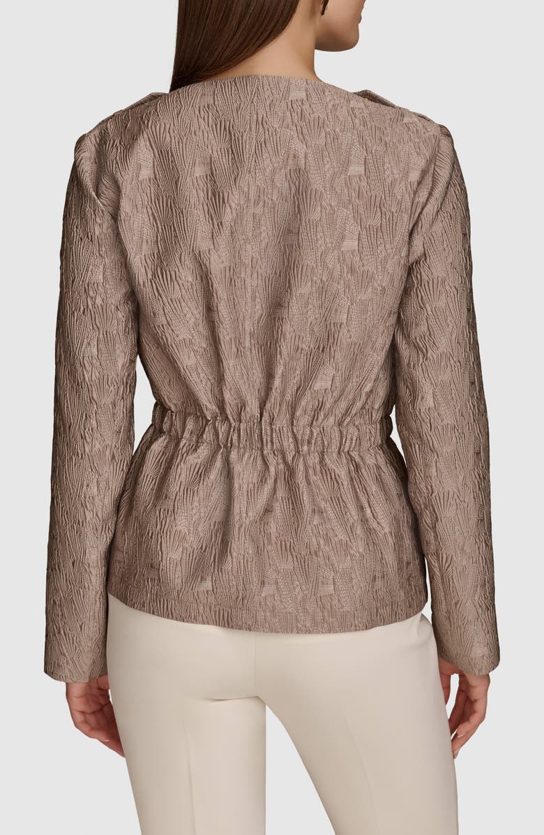 Donna Karan New York Quilted Tie Waist Jacket, Alternate, color, 