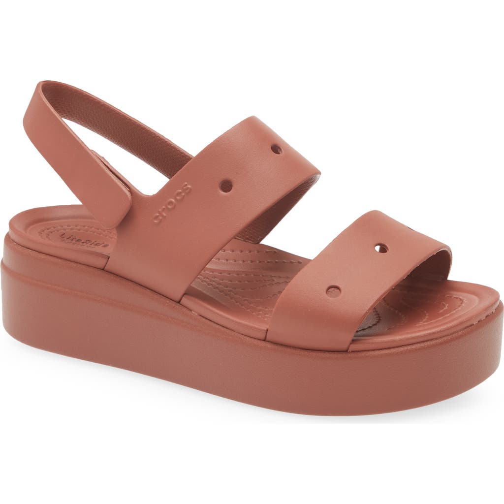 CROCS CROCS BROOKLYN SLINGBACK PLATFORM WEDGE SANDAL
