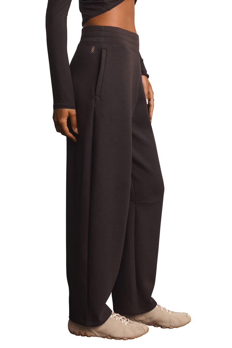 Dreamglow Barrel Leg Pants, Alternate, color, DARK ESPRESSO