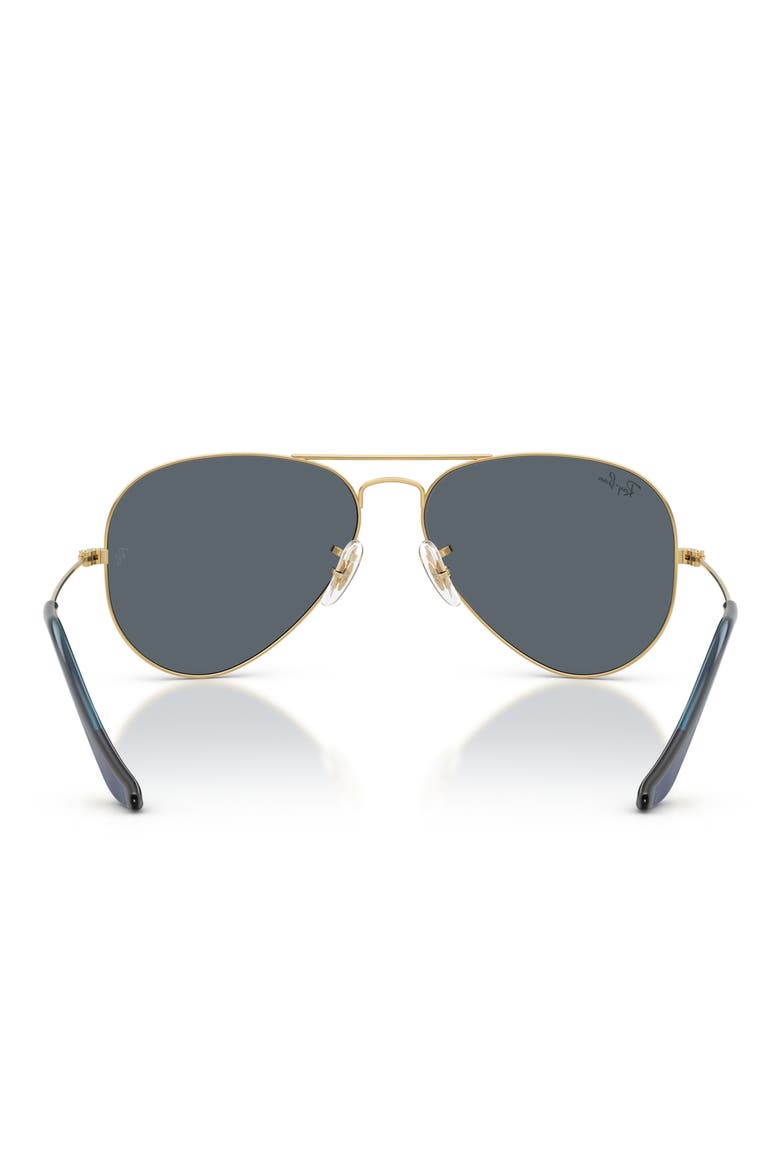 58mm Aviator Sunglasses, Alternate, color, ARISTA / BLUE