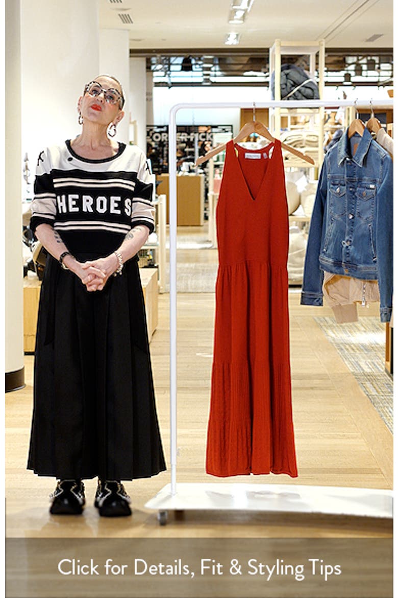 The Hazel Sleeveless Sweater Midi Dress video