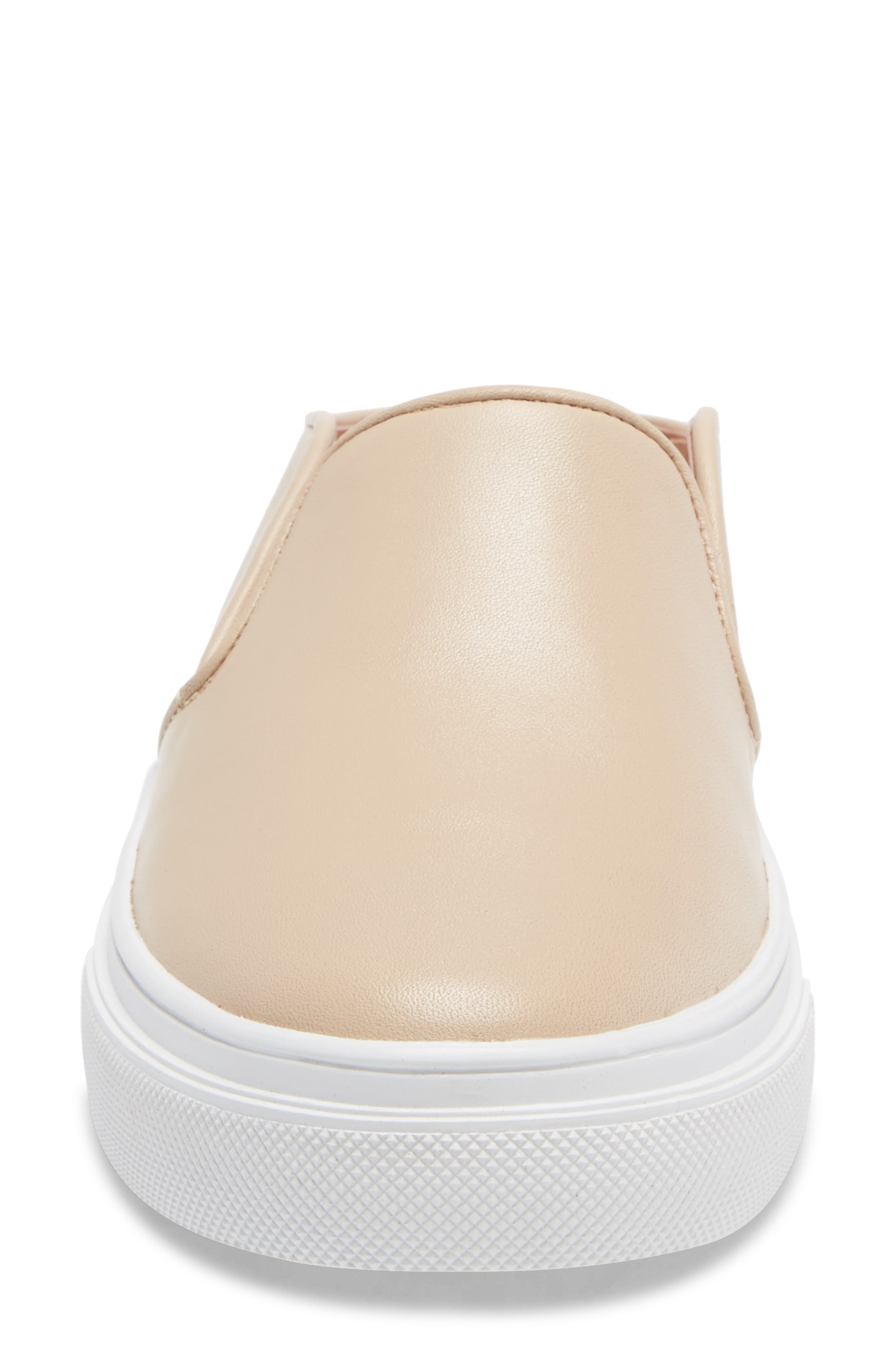 Calder Platform Sneaker, Alternate, color, NUDE LEATHER