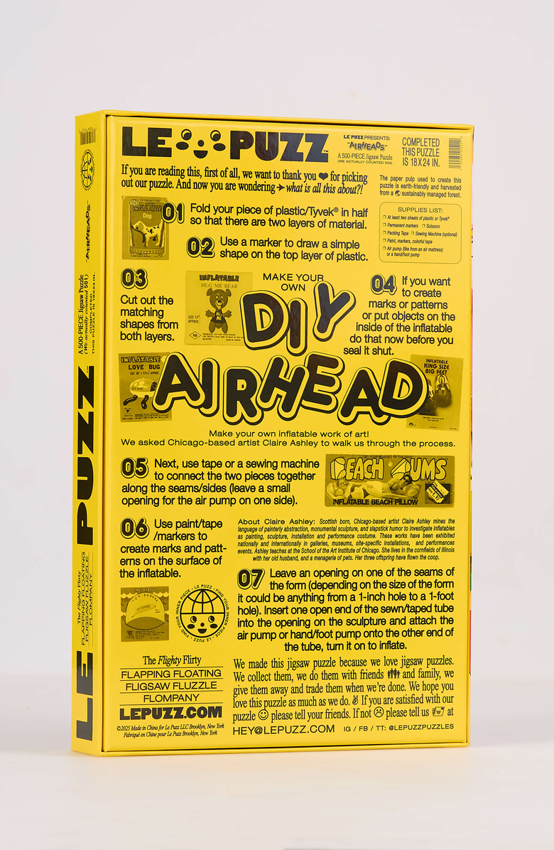 Le Puzz Airheads 500-Piece Puzzle, Alternate, color, NO COLOR