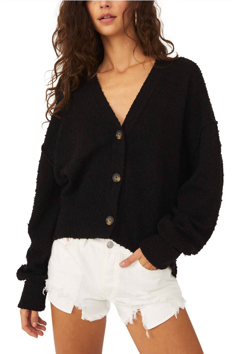 Found My Friend Cardigan, Main, color, BLACK