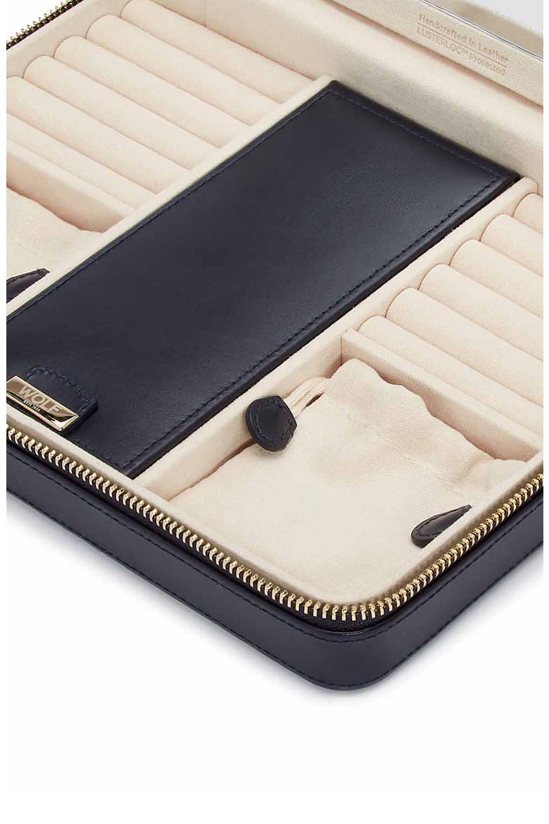 Maria Large Zip Case, Alternate, color, NAVY