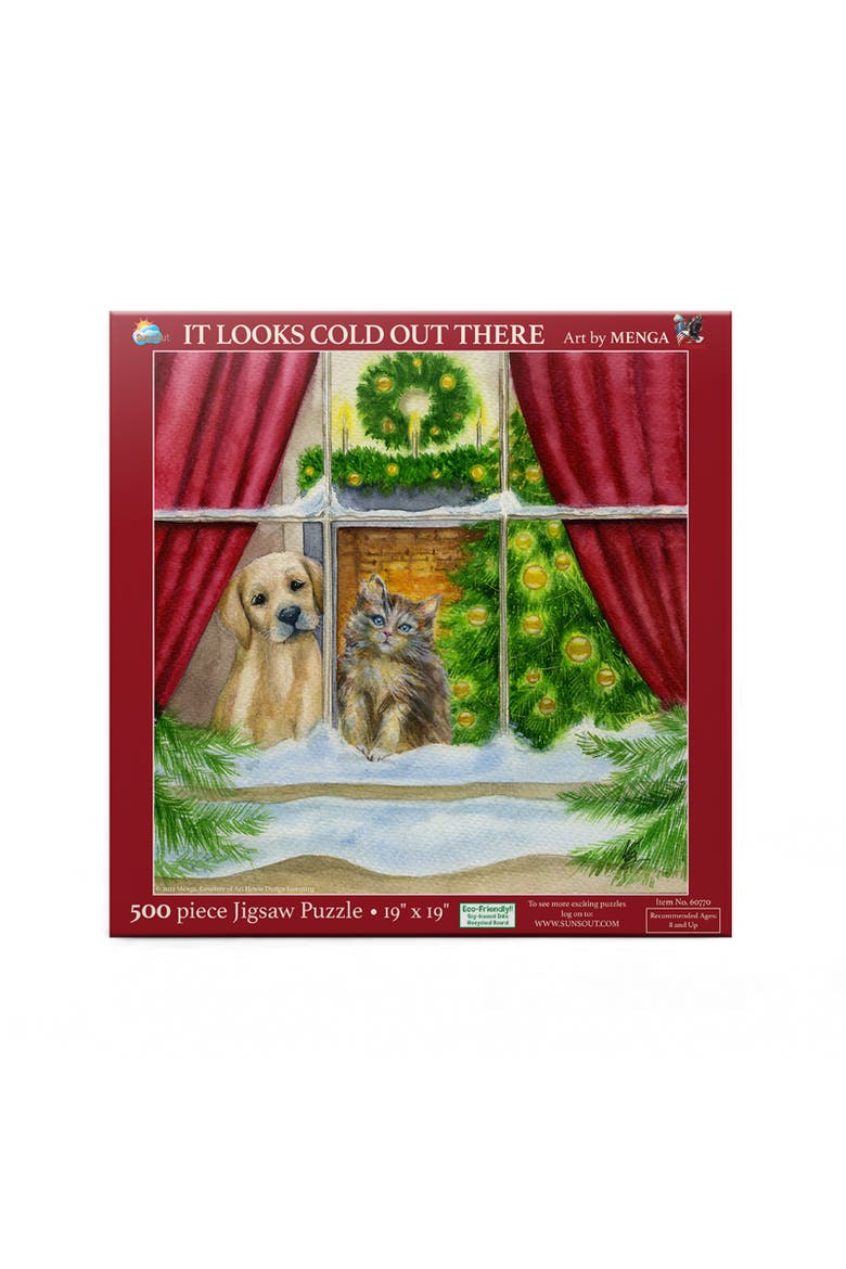 It Looks Cold Out There 500 piece Jigsaw Puzzle for Adults, Alternate, color, Multicolor