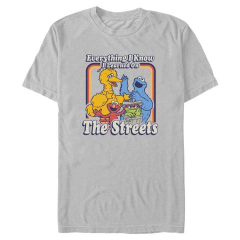 Men's Everything I Know I Learned on the Streets Short Sleeve Graphic T-Shirt