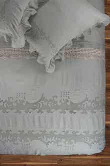 MELANGE HOME Tabitha Linen Duvet 3-Piece Set