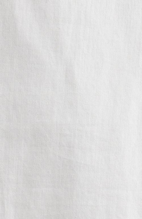 Natori Embroidered Trim Cotton Sateen Pajamas In White
