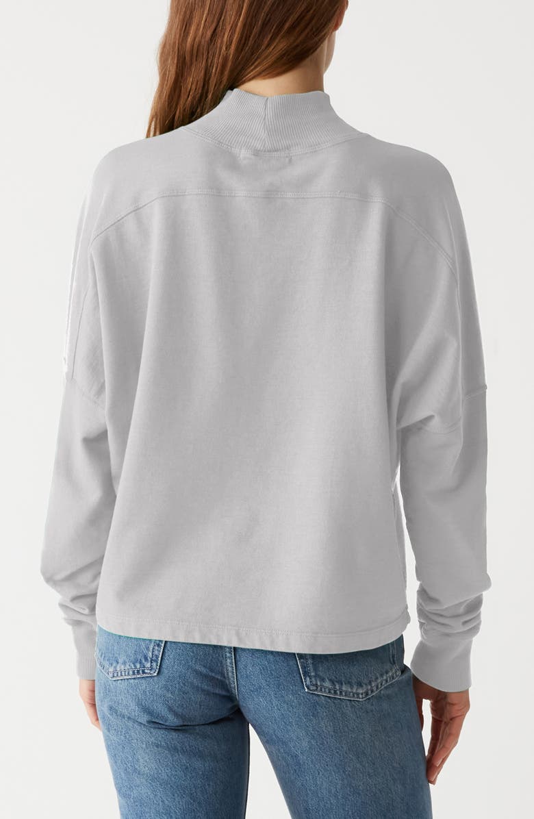 Michael Stars Mila Mock Neck Sweatshirt, Alternate, color, 