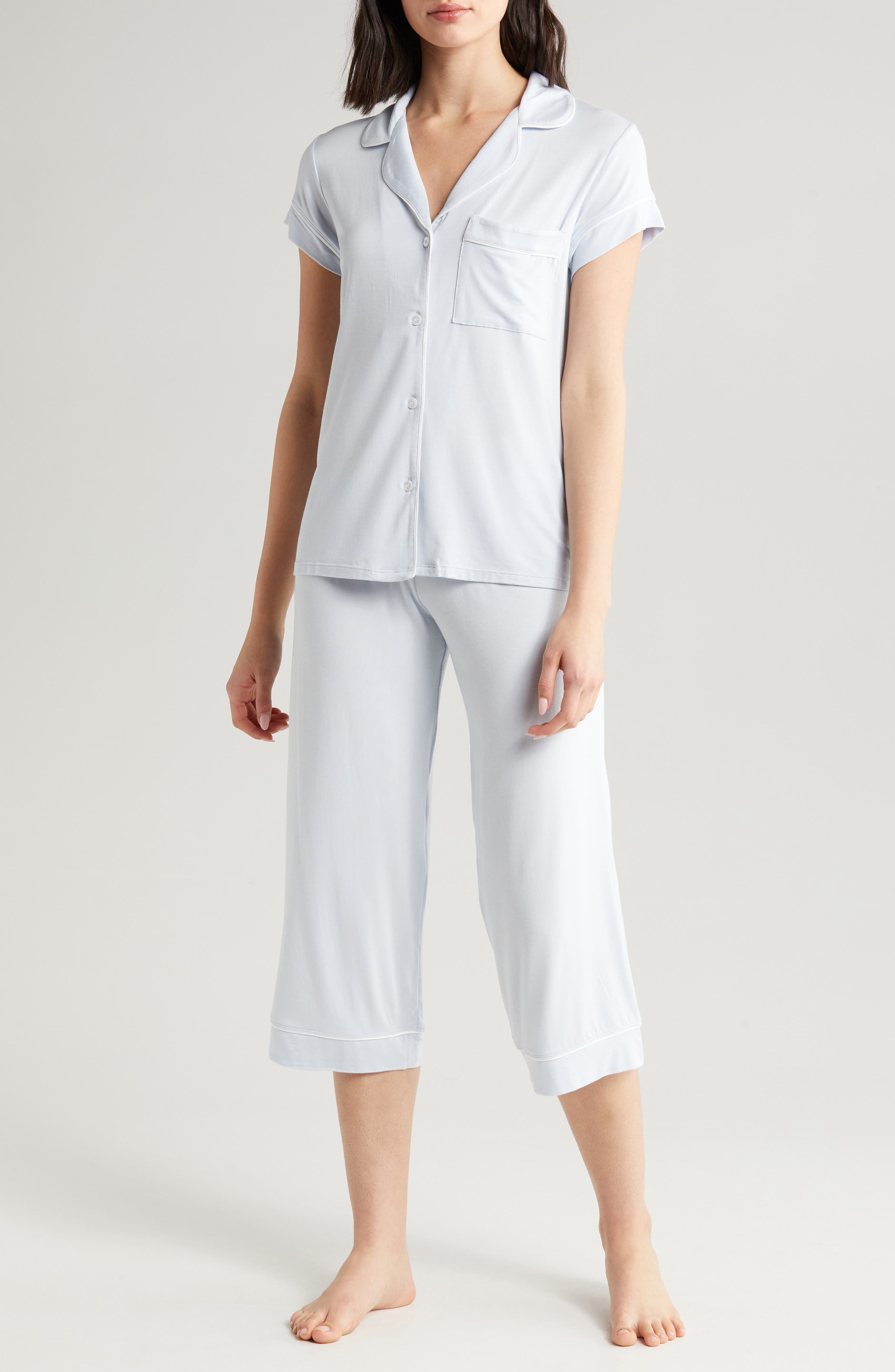 Gisele Short Sleeve Cropped Pajamas