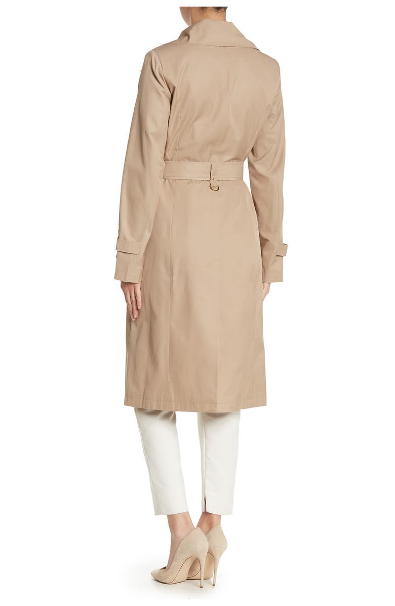 Via Spiga Double Breasted Water Repellent Trench Coat, Alternate, color, 